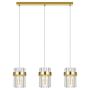 Lampă cu pendul Vetro LP-2910/3L GD 3x10W/E14 IP20 de la Light Prestige