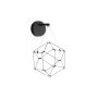 Aplique de perete NEBULA 9186904 3000k 1x6W/led IP20 345lm de la Nova Luce