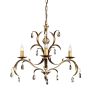 Candelabru LILY LL3-ANT-BRZ 3x60W/E14 de la Elstead Lighting