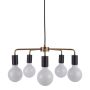 Lampă cu pendul IRINA MD-BR1721401-D5-G/B 5x60W/E27 de la Italux