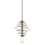 Lampă cu pendul MIRREN MDM-3932/1 BK+BRO 1x40W/E27 IP20 de la Italux