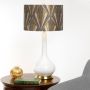Lampă de masă Milo MILO-AB-TL-VOGPB 1x60 W/E27 de la Elstead Lighting