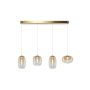 Lampă cu pendul VASO ML1408 3000K 4x15W/LED 1689lm IP20 de la Milagro