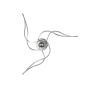 Lampă de tavan Wave MOD550-03-N 3000K 1x40W/LED 3168lm IP20 de la Maytoni