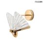 Aplique de perete BUTTERFLY M MSE010100324 3000K 1x7W/LED 560LM IP20 de la King Home