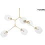 Lampă cu pendul SPLIT MSE010100242 6x40w/E27 de la King Home