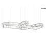 Lampă cu pendul WAVE MSE1501100199 3000K 75W/LED 6000lm de la King Home