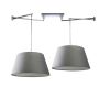 Lampă cu pendul NATALIA AZ1923+AZ2591 2x60W/E27 de la AZzardo