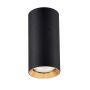 Lumină montată pe suprafață Manacor LP-232/1D - 170 BK/GD 1x50W/GU10 IP20 de la Light Prestige