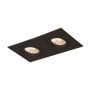 Lumină îngropată deasupra plafonului Metis LP-2780/2RS BK 2x50W/GU10 IP20 de la Light Prestige