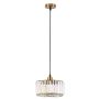 Lampă cu pendul Vetro LP-2910/1P GD round 1x15W/E27 IP20 de la Light Prestige