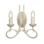 Aplique de perete OLIVIA OV2-IVORY-GOLD 2x60W/E14 de la Elstead Lighting