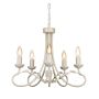Candelabru OLIVIA OV5-IVORY-GOLD 5x60W/E14 de la Elstead Lighting