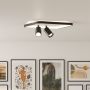Spot Parma LP-0612/2C Square BK 3000K|4000K|6000K 2x50W/GU10 IP20 de la Light Prestige