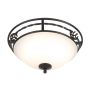 Lustră de tavan PEMBROKE PB-F-A-BLACK 2x60W/E27 de la Elstead Lighting