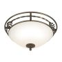 Lustră de tavan PEMBROKE PB-F-A-BLK-GOLD 2x60W/E27 de la Elstead Lighting