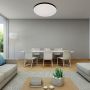 Lustră de tavan Babilon LP-335/1C S 4BK 4000K 1x18W/LED IP20 de la Light Prestige