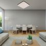 Lustră de tavan Babilon LP-335/1C S 4BK square 4000K 1x18W/LED IP20 de la Light Prestige