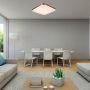Lustră de tavan Babilon LP-335/1C S 4GD square 4000K 1x18W/LED IP20 de la Light Prestige