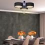 Lampă de tavan Gambela LP-991/3C BK 3x60W/E27 IP20 de la Light Prestige