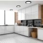 Lustră de tavan York LP-330/1C 4BK 4000K 1x24W/LED 2000 lm IP20 de la Light Prestige