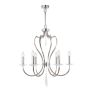 Candelabru PIMLICO PM6-PN 6x60W/E14 de la Elstead Lighting