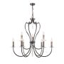 Candelabru PIMLICO PM9-DB 9x60W/E14 de la Elstead Lighting