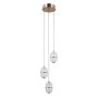 Lampă cu pendul Alani PND-34375-3-HBR 3000K 3x15W/LED 1170lm IP20 de la Italux