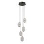 Lampă cu pendul Alani PND-34375-5-BK 3000K 5x28W/LED 2184lm IP20 de la Italux