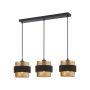 Lampă cu pendul Bans PND-27467-3-BK-GD 3x40W/E27 IP20 de la Italux