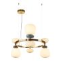 Lampă cu pendul Evans PND-94981-4B-GD 3000K 1x33W/LED 3950lm IP20 de la Italux