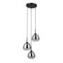 Lampă cu pendul Felis PND-40824-3-BK 3x40W/E27 IP20 de la Italux