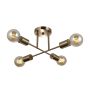 Lampă de tavan FORMIO PND-4052-4-HBR 4x40W/E27 IP20 de la Italux