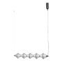 Lampă cu pendul Fuente PND-34395-5-BK 3000K 5x25W/LED 1576lm IP20 de la Italux