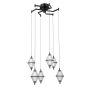Lampă cu pendul Fuente PND-34395-6-BK 3000K 6x30W/LED 1795lm IP20 de la Italux