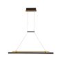 Lampă cu pendul Merlot PND-54638F-16W-3K-BK-GD 3000K 1x16W/LED 560lm IP20 de la Italux