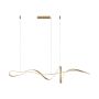 Lampă cu pendul Mila PND-23523-GD 3000K|4000K|6000K 1x40W/LED 3700lm IP20 de la Italux