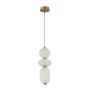 Lampă cu pendul Nico PND-8545-3-AB-WH 3000K 1x15W/LED 1492lm IP20 de la Italux