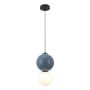 Lampă cu pendul Pieve PND-95221-1M-BLU 3000K 1x6W/LED 801lm IP20 de la Italux
