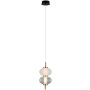 Lampă cu pendul Testa PND-84938-2-BK 3000K 1x8W/LED 500lm IP20 de la Italux