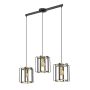 Lampă cu pendul PRIMERO PND-44003-3-BK-GD 3x60W/E27 IP20 de la Italux