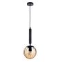 Lampă cu pendul RAVENA PND-2324-1 BK+AMB 1x10W/E27 IP20 de la Italux