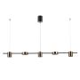Lampă cu pendul REMDAL PND-16374-5-BK-4K 4000K 30W/LED 2300LM IP20 de la Italux