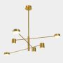 Lampă cu pendul REMDAL PND-16374-6-COP-GD-4K 4000K 36W/LED 2700LM IP20 de la Italux