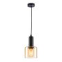 Lampă cu pendul SANTIA PND-65342-1-BK+AMB 1x40W/E27 IP20 de la Italux