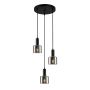 Lampă cu pendul SANTIA PND-65342-3A-BK+SG 3x40W/E27 IP20 de la Italux