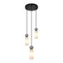 Lampă cu pendul Santos PND-95331-3-BK 3x40W/G9 IP20 de la Italux