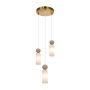 Lampă cu pendul Santos PND-95331-3-BRSS 3x40W/G9 IP20 de la Italux