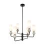 Lampă de tavan Santos PND-95331-6-BK 6x40W/G9 IP20 de la Italux