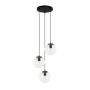 Lampă cu pendul Sarpo PND-58867-3S-BK 3x40W/E27 IP20 de la Italux